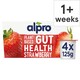 image 1 of Alpro Strawberry Gut Health Dairy Free Soya Yoghurt Alternative 4x125g