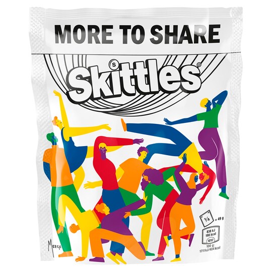 Skittles Fruits White 350G