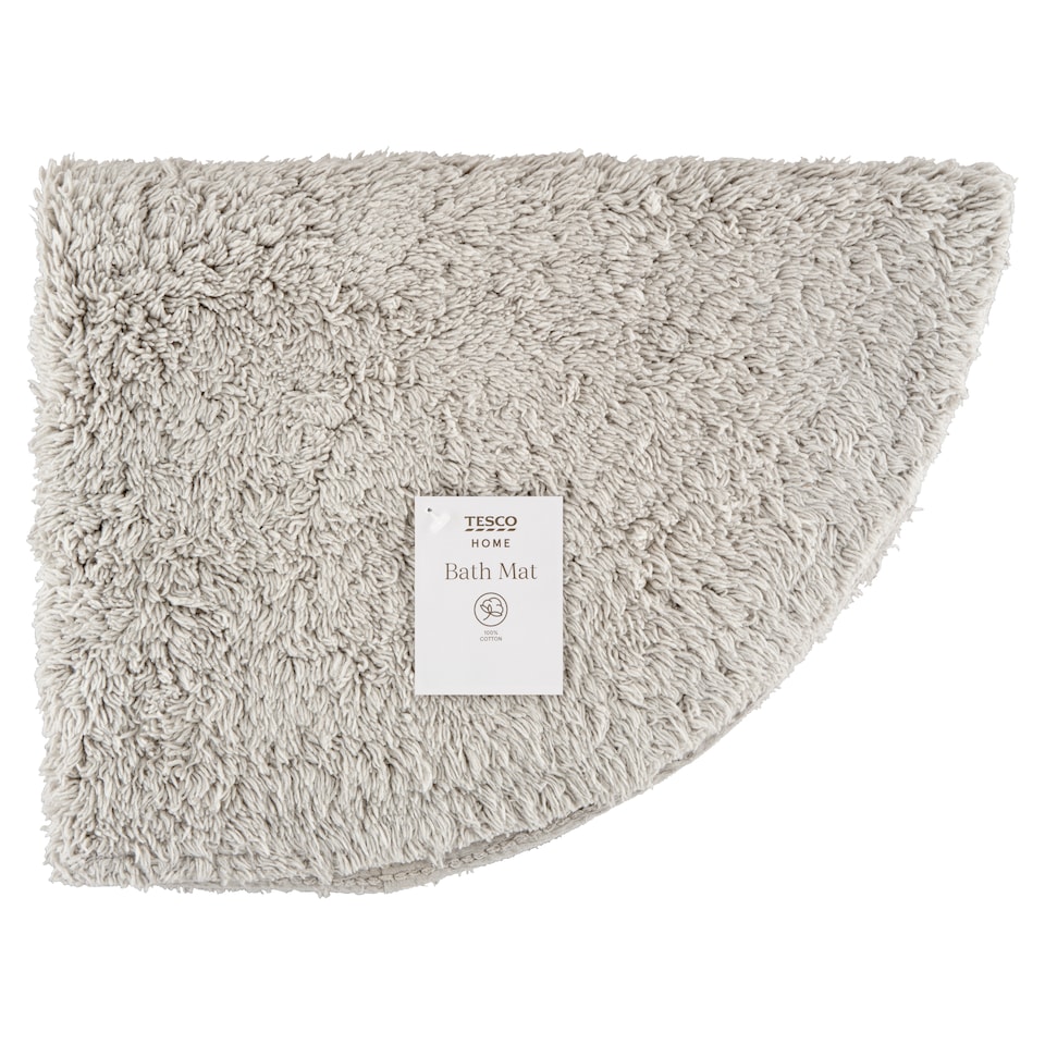 Tesco Home Pale Grey predložka do kúpeľne 50 x 70 cm
