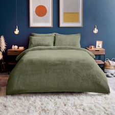 Silentnight Green Teddy Duvet Double