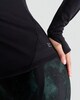 image 2 of F&F Active Half Zip High Neck Top in Black