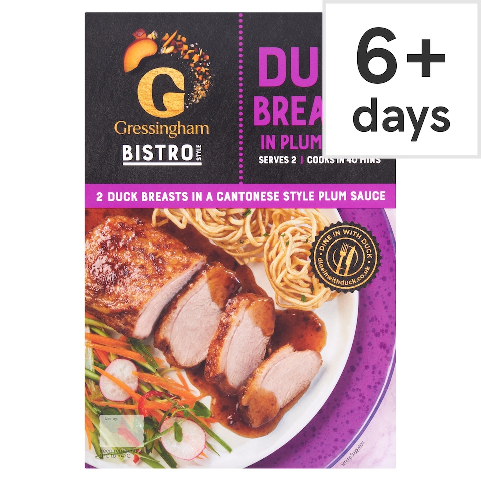 Gressingham Duck Breasts In Plum Sauce 400G