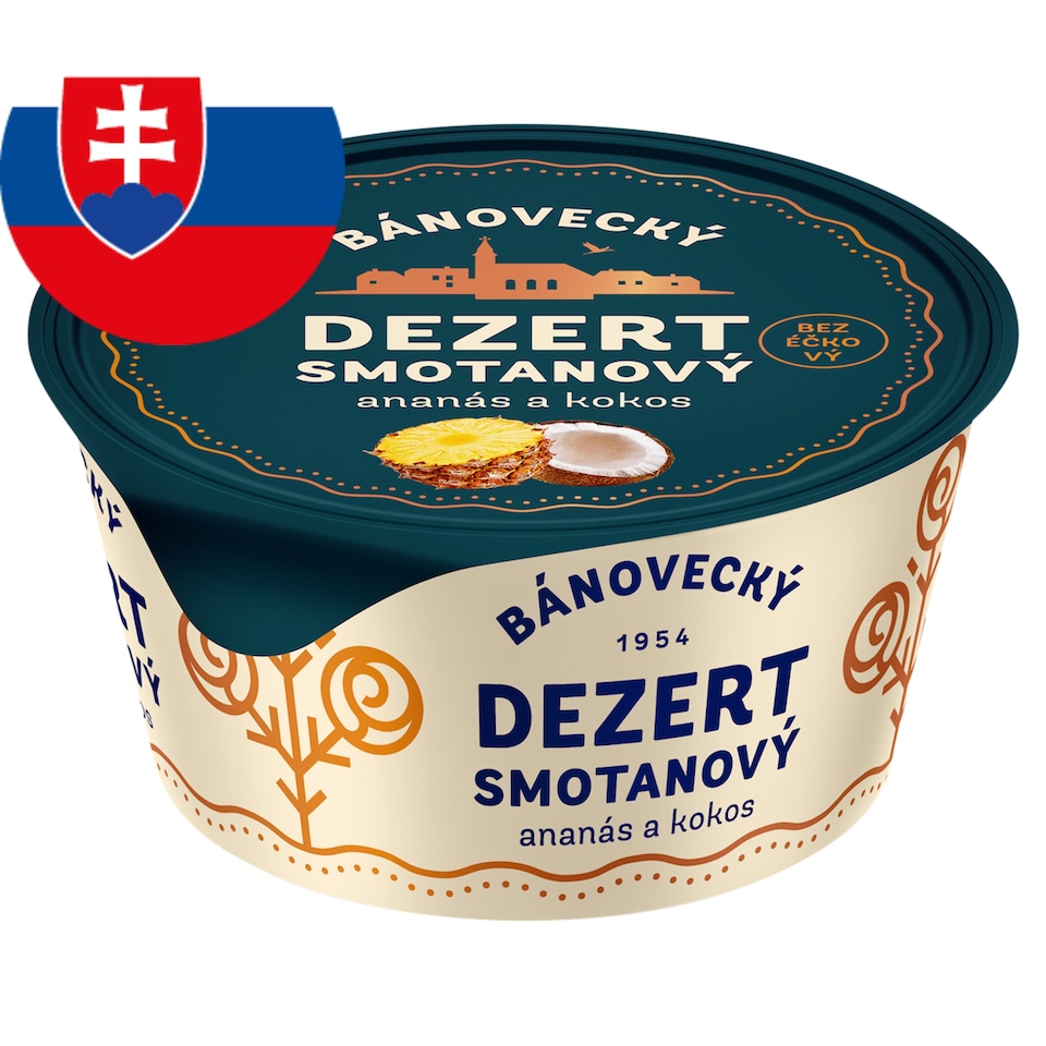Milsy Bánovecký Creamy Pineapple-Coconut Dessert 135 g