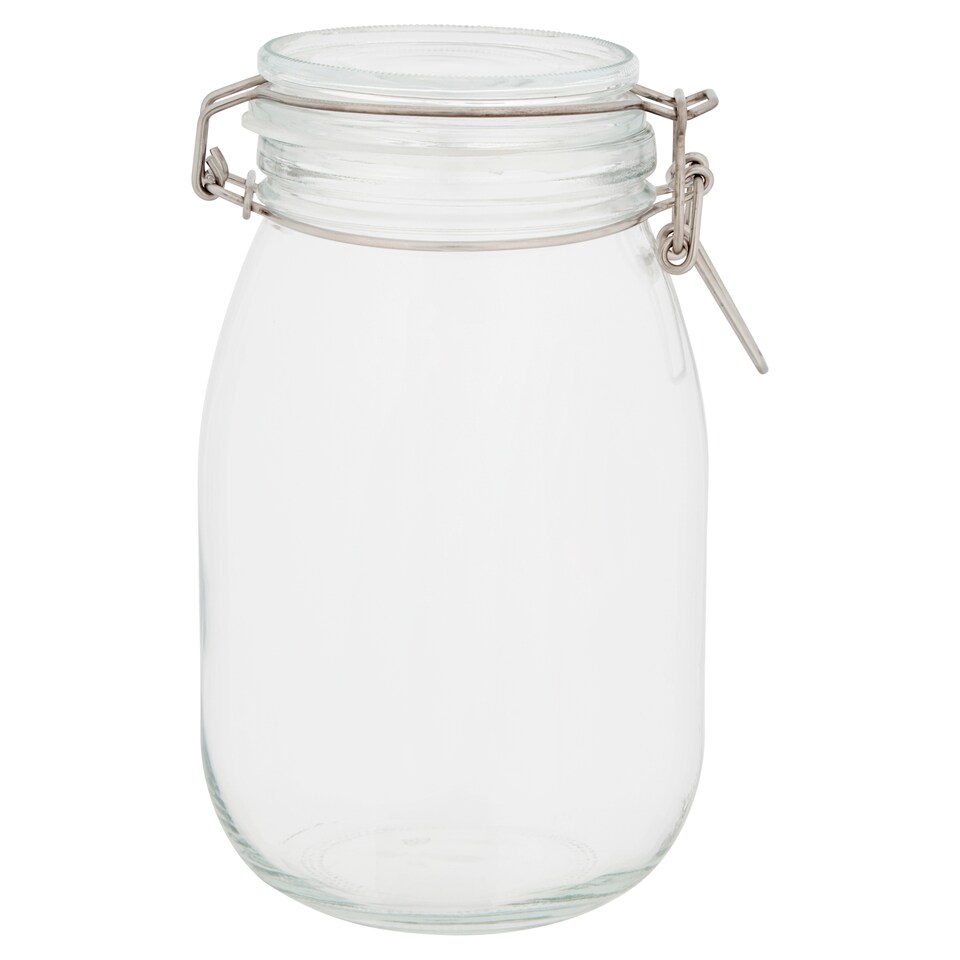Tesco Clip Glass Food Storage Large