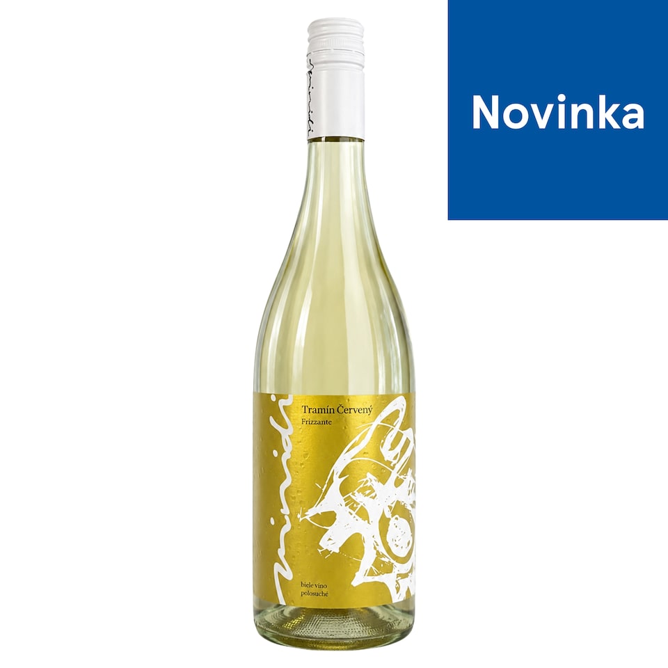 Vinidi Frizzante tramín červený biele víno polosuché 0,75 l