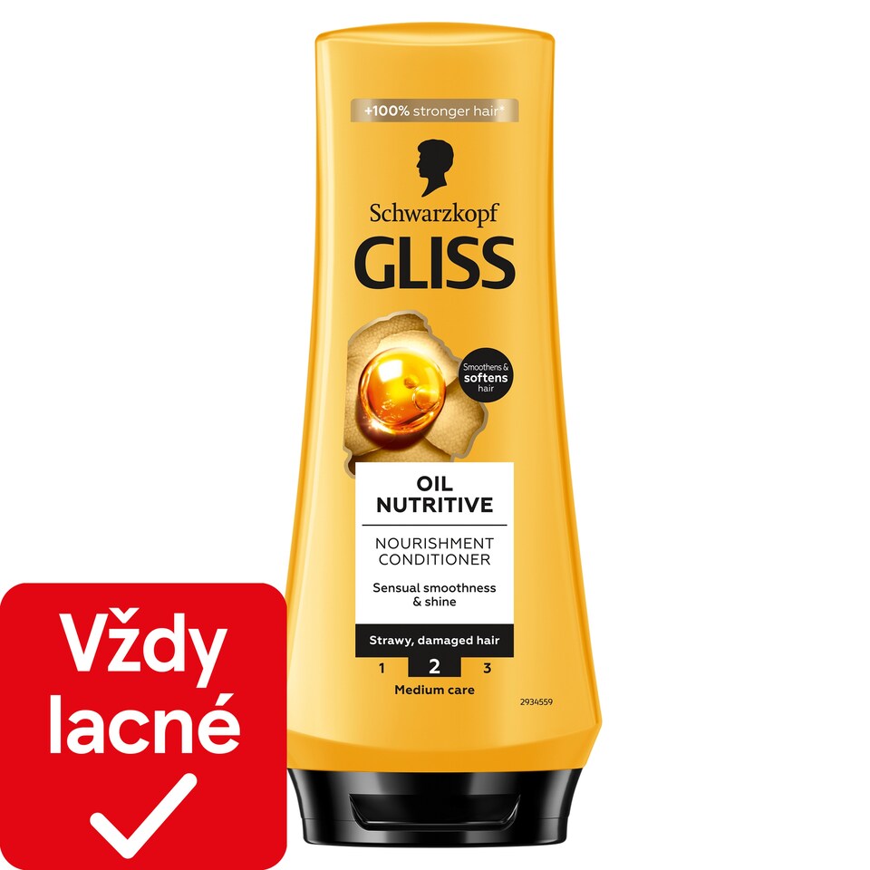 obrázok 1 z Schwarzkopf Gliss Vyživujúci kondicionér Oil Nutritive 200 ml