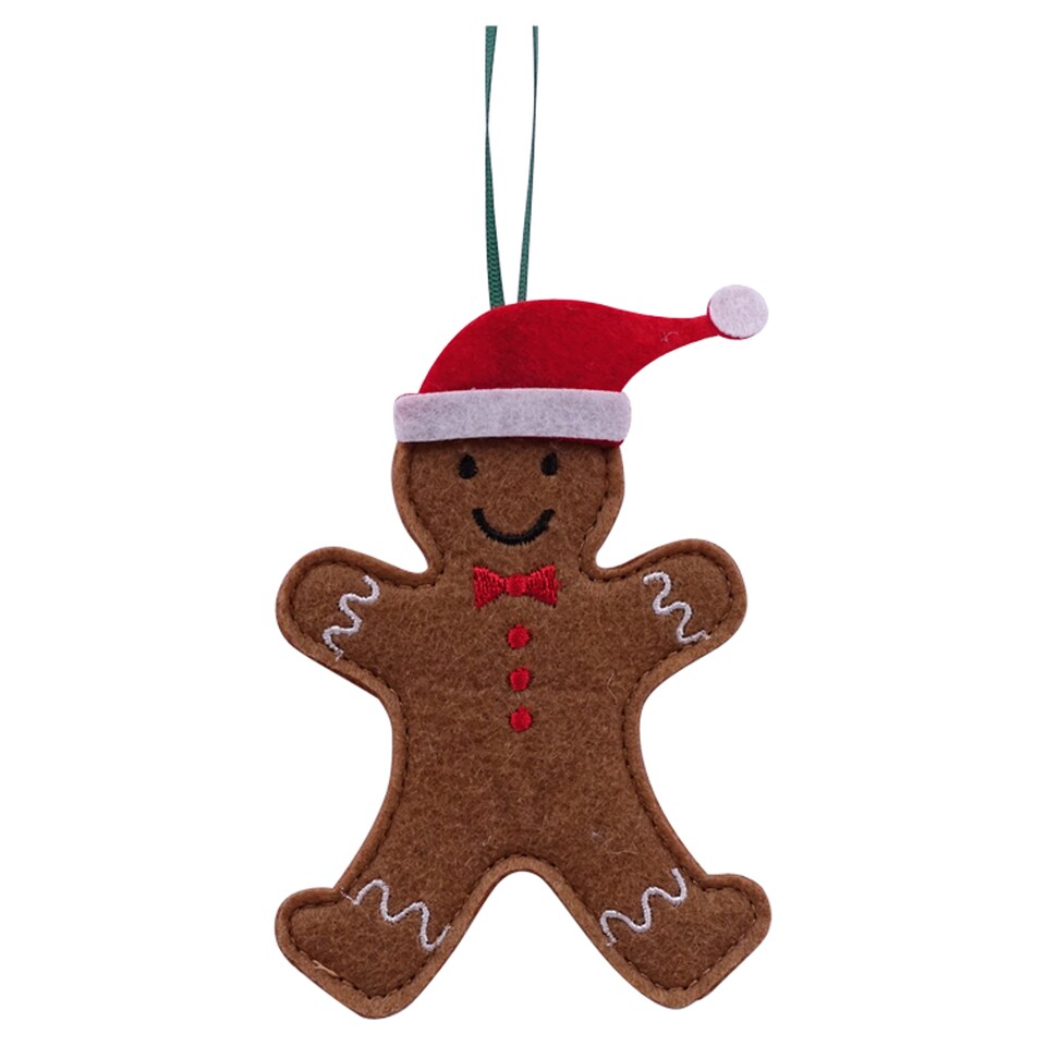 Tesco Felt Gingerbread Hanging Decoration