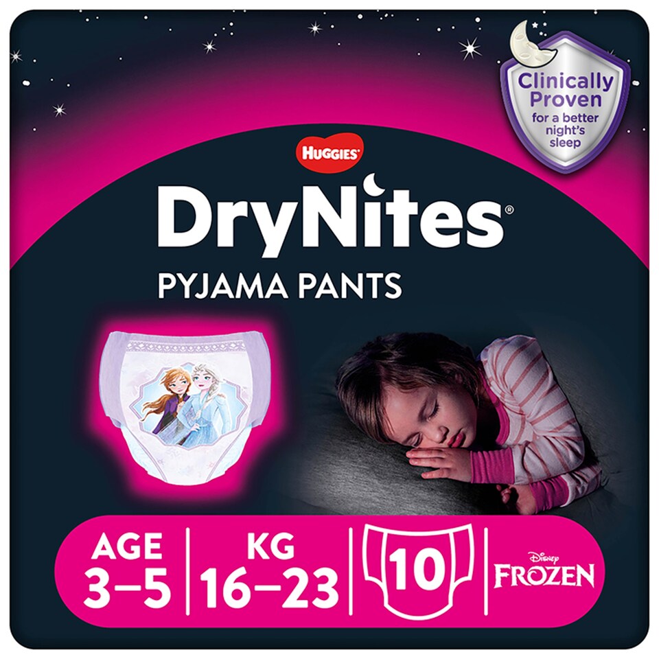 image 1 of Drynites Girl Pyjama Pant Age 3-5 Years 10 Pants