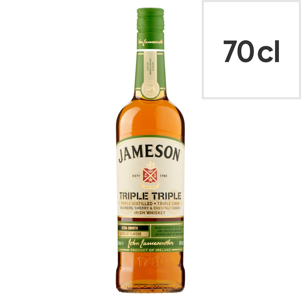 Jameson Triple Triple Irish Whiskey 70cl