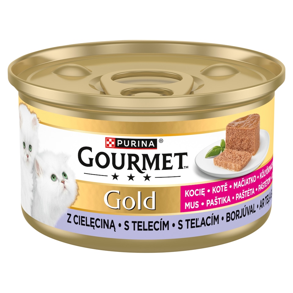obrázok 1 z GOURMET Gold Kitten paštéta s teľacím 85 g