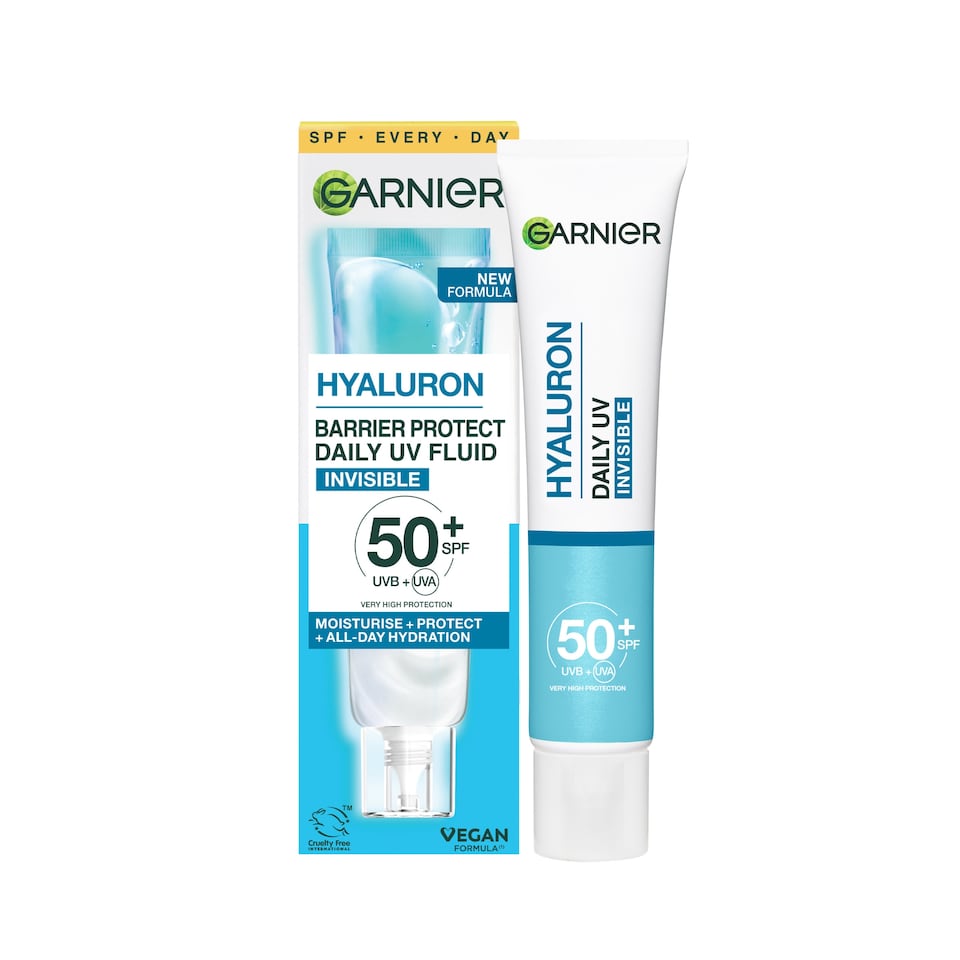 image 1 of Garnier Hyaluron Barrier Protect Daily UV Fluid SPF50 40ml