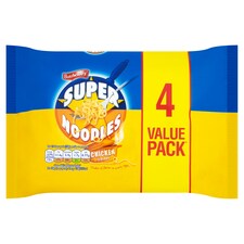 Batchelors Super Noodles Chicken Flavour 4 Pack 400G