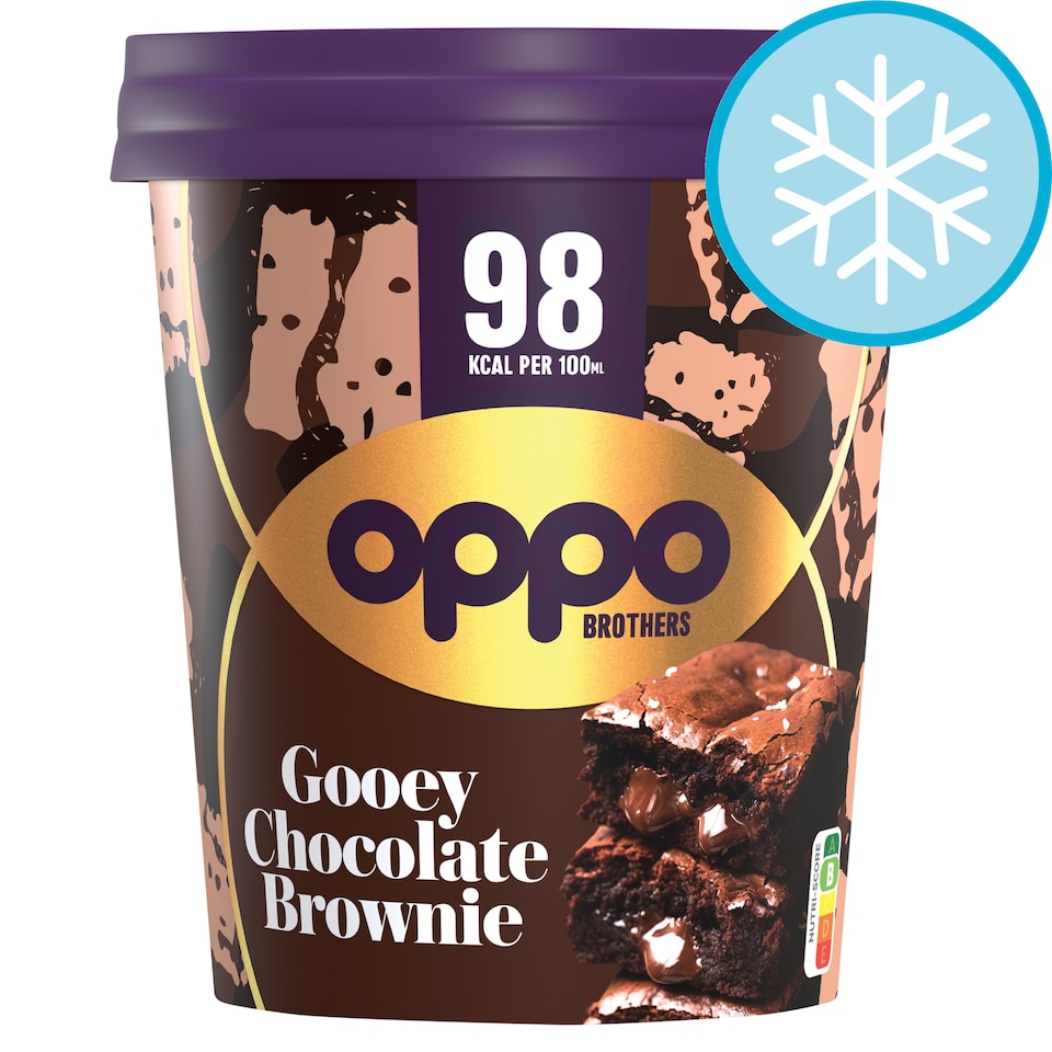 Oppo Gooey Chocolate Brownie Ice Cream 475Ml