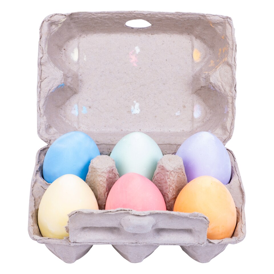 image 1 of FIZZ CHALK EGGS 6 PACK