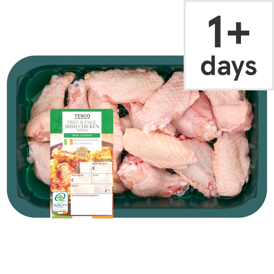 Tesco Free Range Irish Chicken Wings 600g