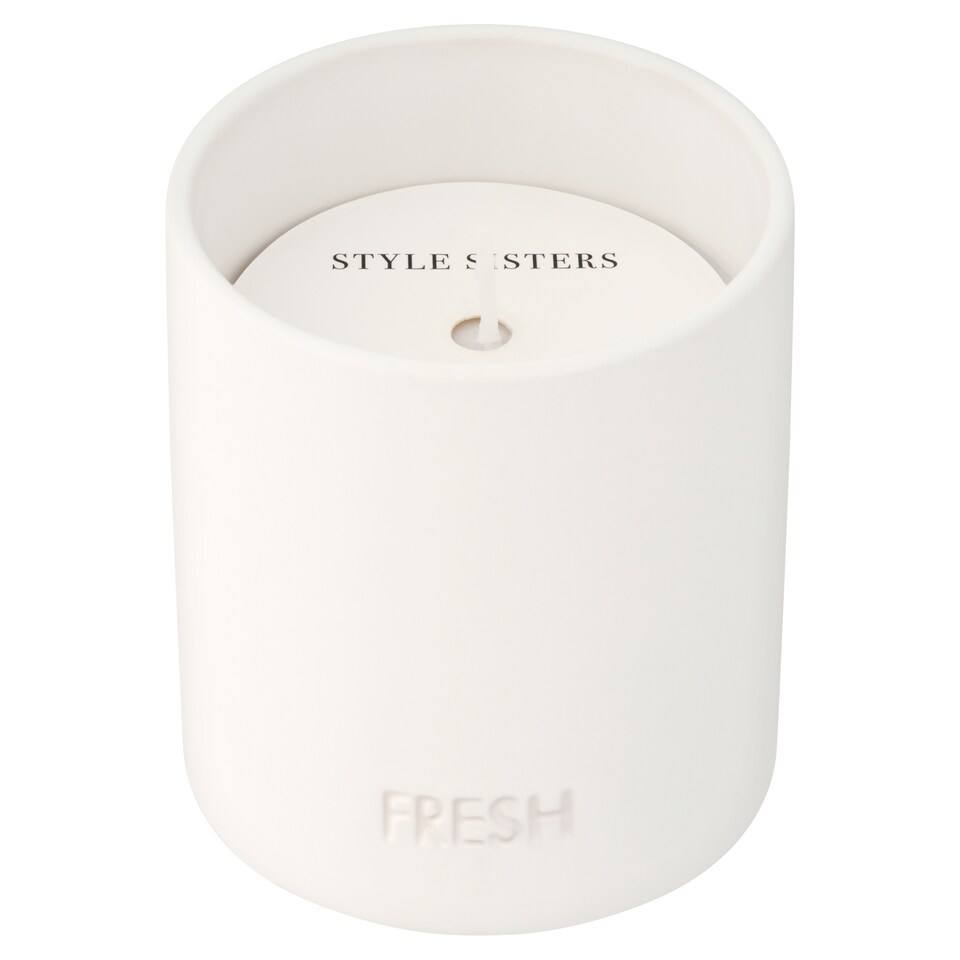 image 1 of Style Sisters Debossed Ceramic Candle Assorted 220g