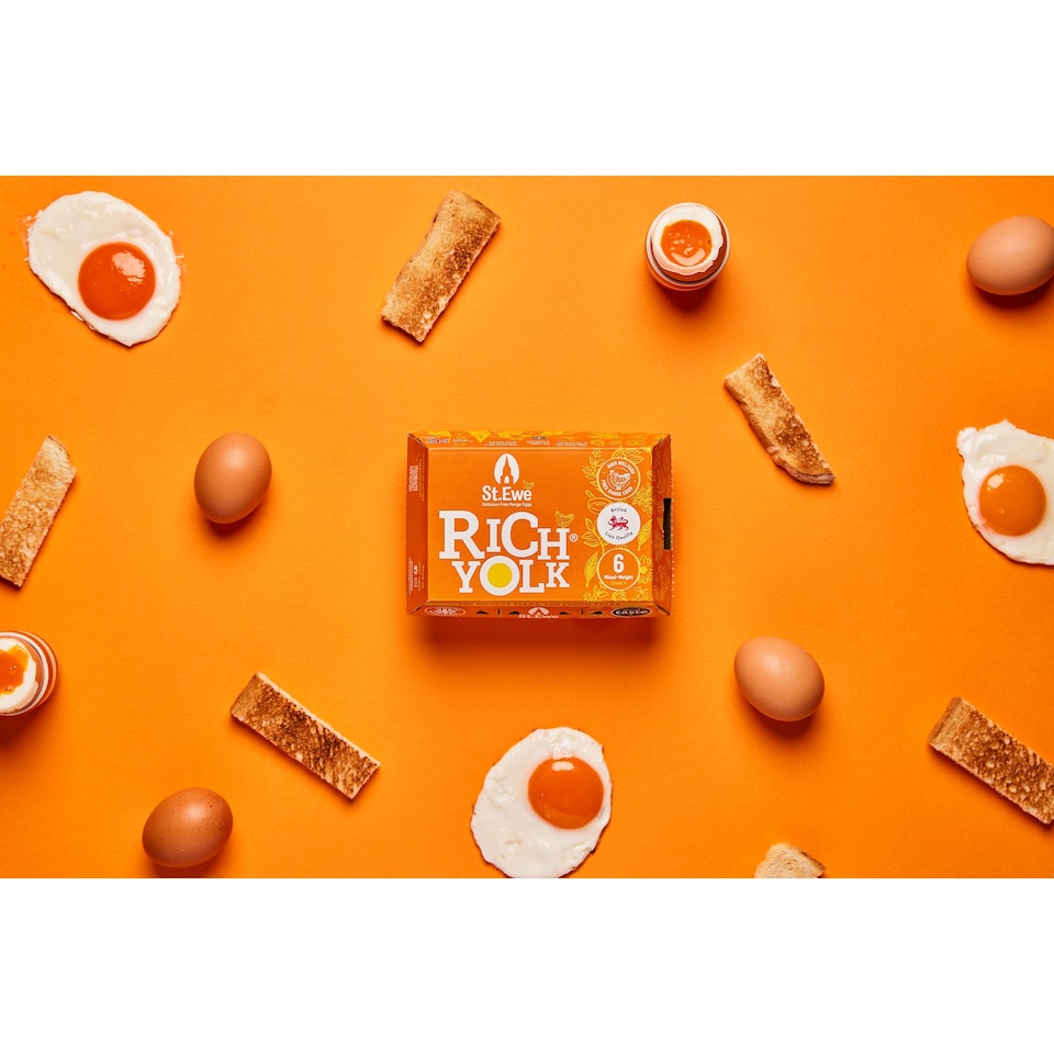 image 1 of St.Ewe Rich Yolk Free Range Eggs 6 Pack