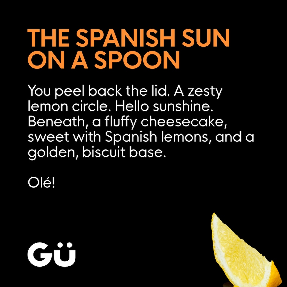 image 1 of Gu Spanish Lemon Cheesecake Dessert (2x85g)