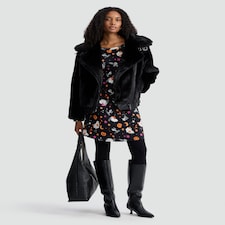 F&F Halloween Print Dress in Multi Black