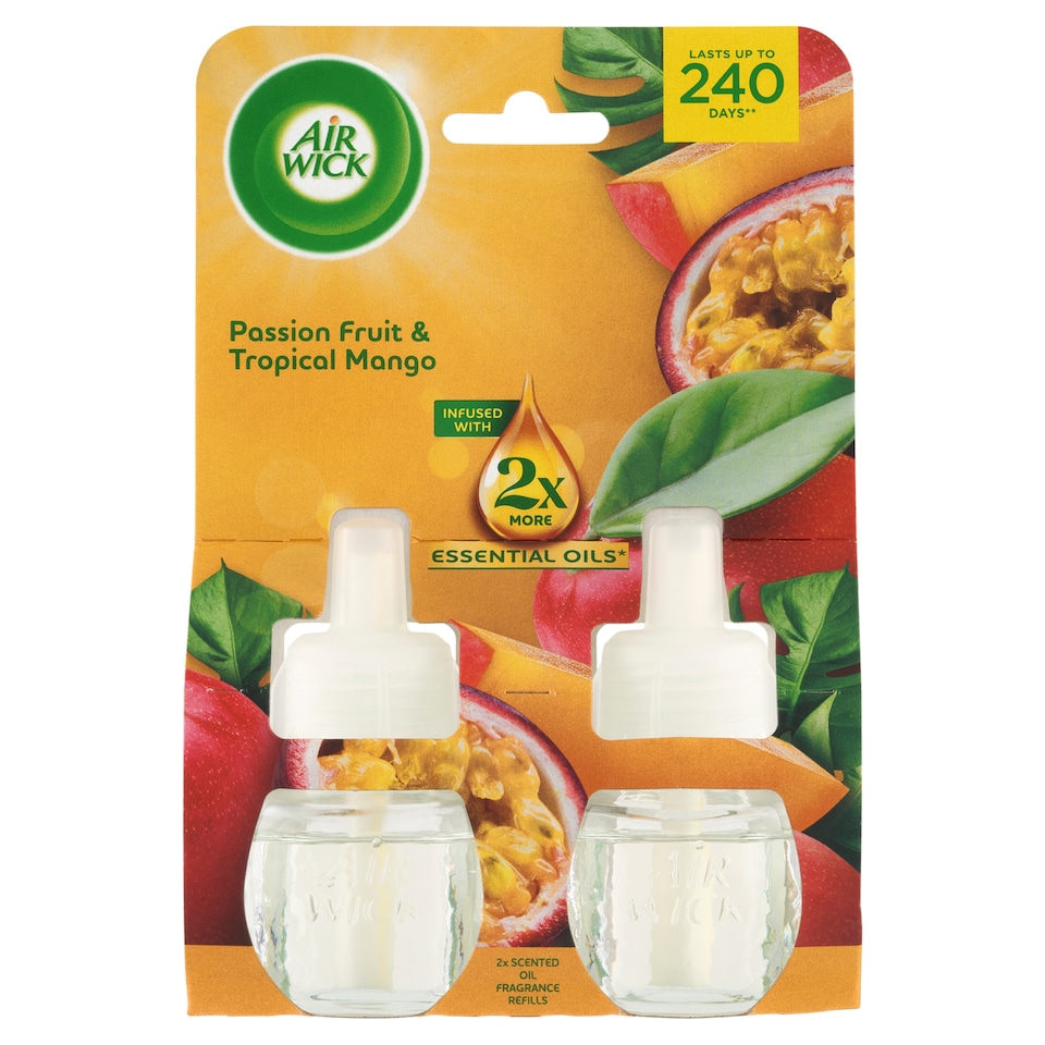 Obrázek 1 pro produkt Air Wick tekutá náplň do elektrického přístroje - Maracuja a tropické mango DUO 2 x 19ml