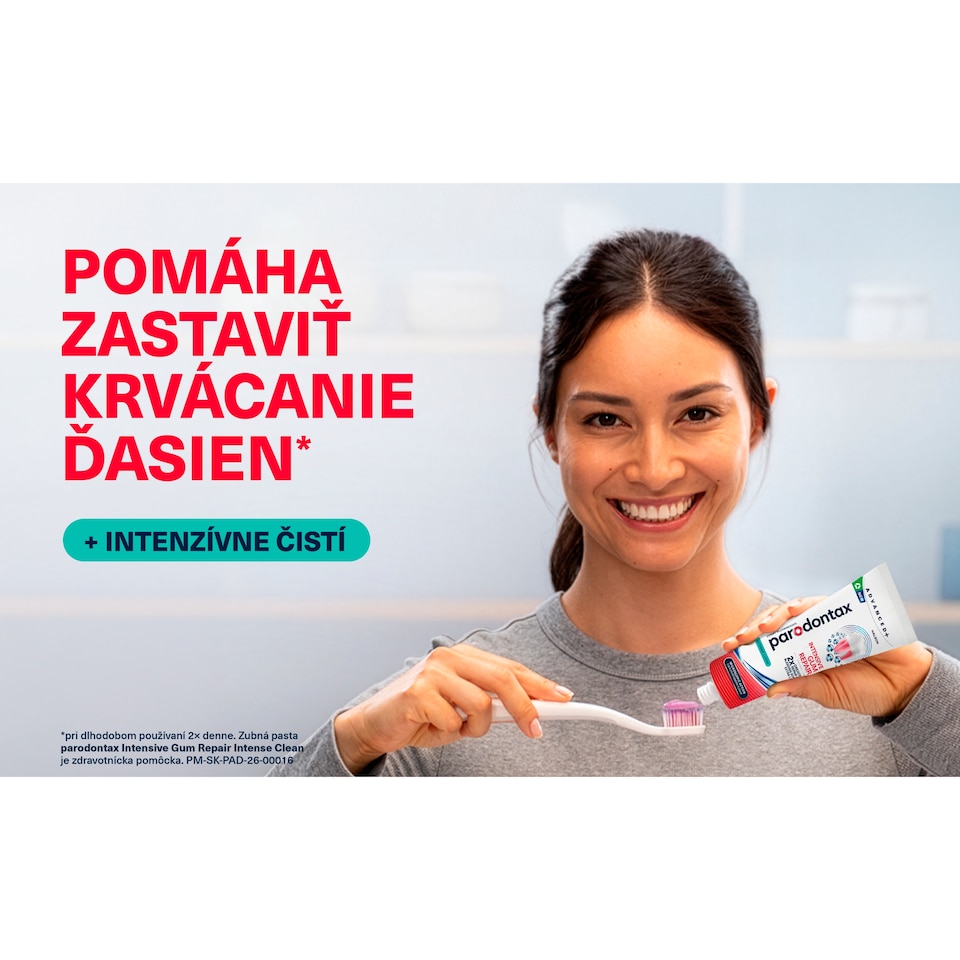 obrázok 1 z Parodontax Advanced+ Intensive Gum Repair Intense Clean zubná pasta s fluoridom 75 ml