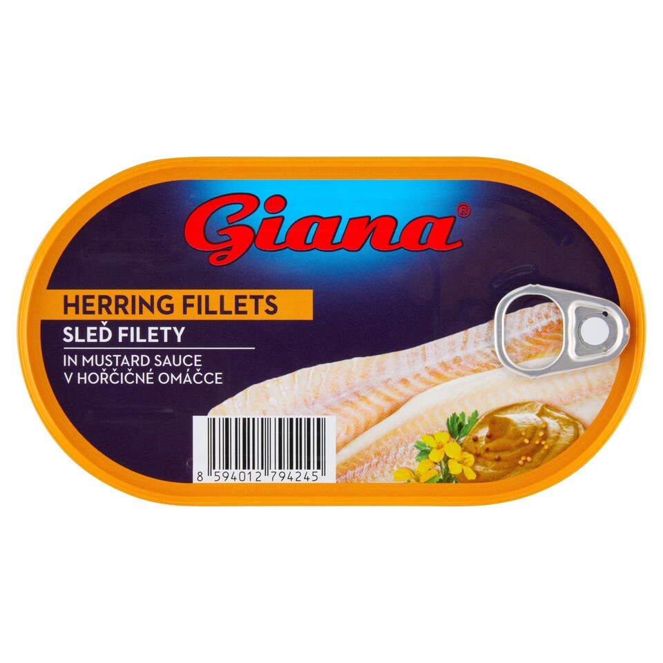 Obrázek 1 pro produkt Giana Sleď filety v hořčičné omáčce 170g
