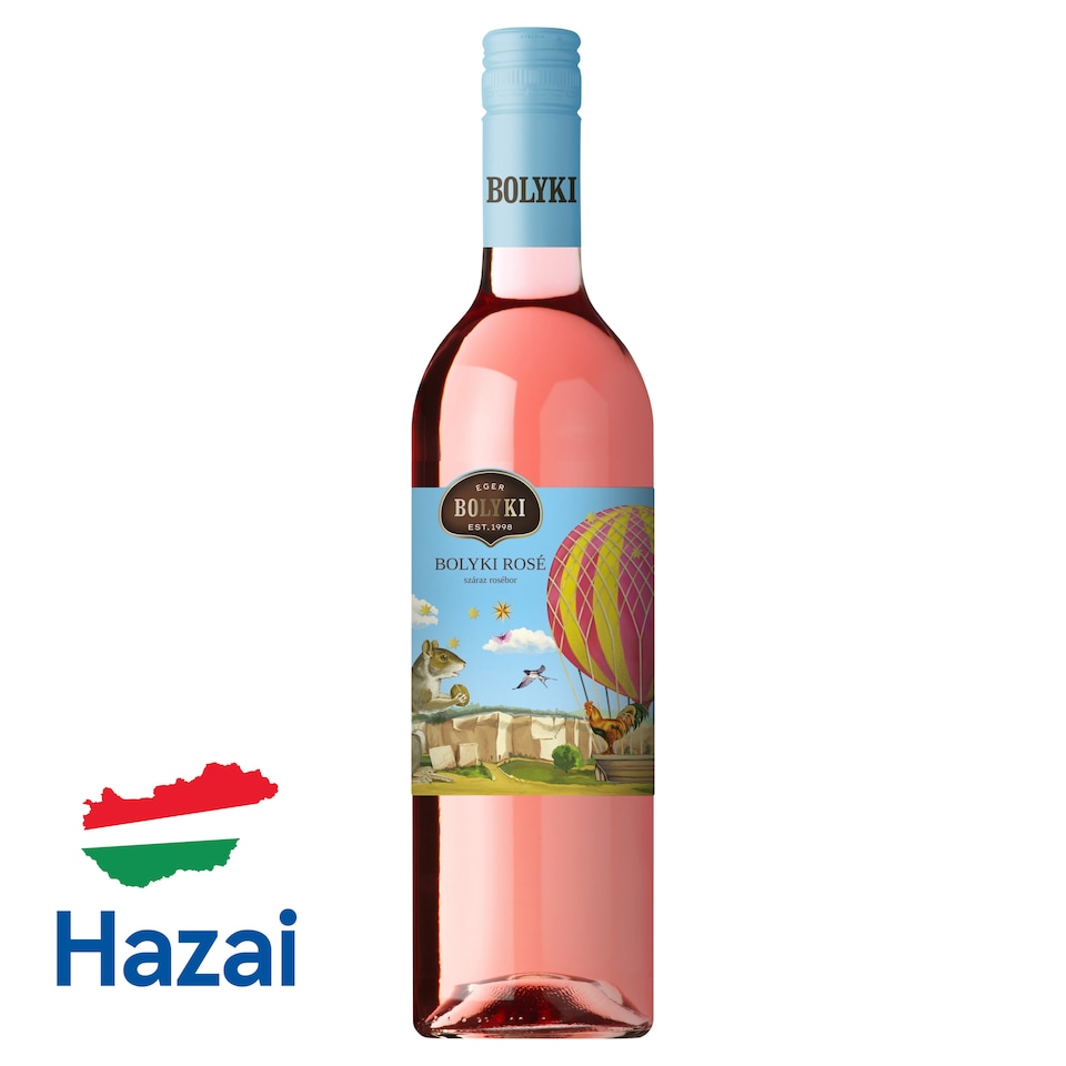 Bolyki Felső-Magyarországi Rosé száraz rosé bor 12% 0,75 l