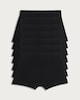 image 2 of F&F Girls 7-Pack Cotton Rich Shorts in Black