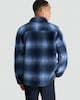 image 3 of F&F Brushed Checked Overshirt in Navy