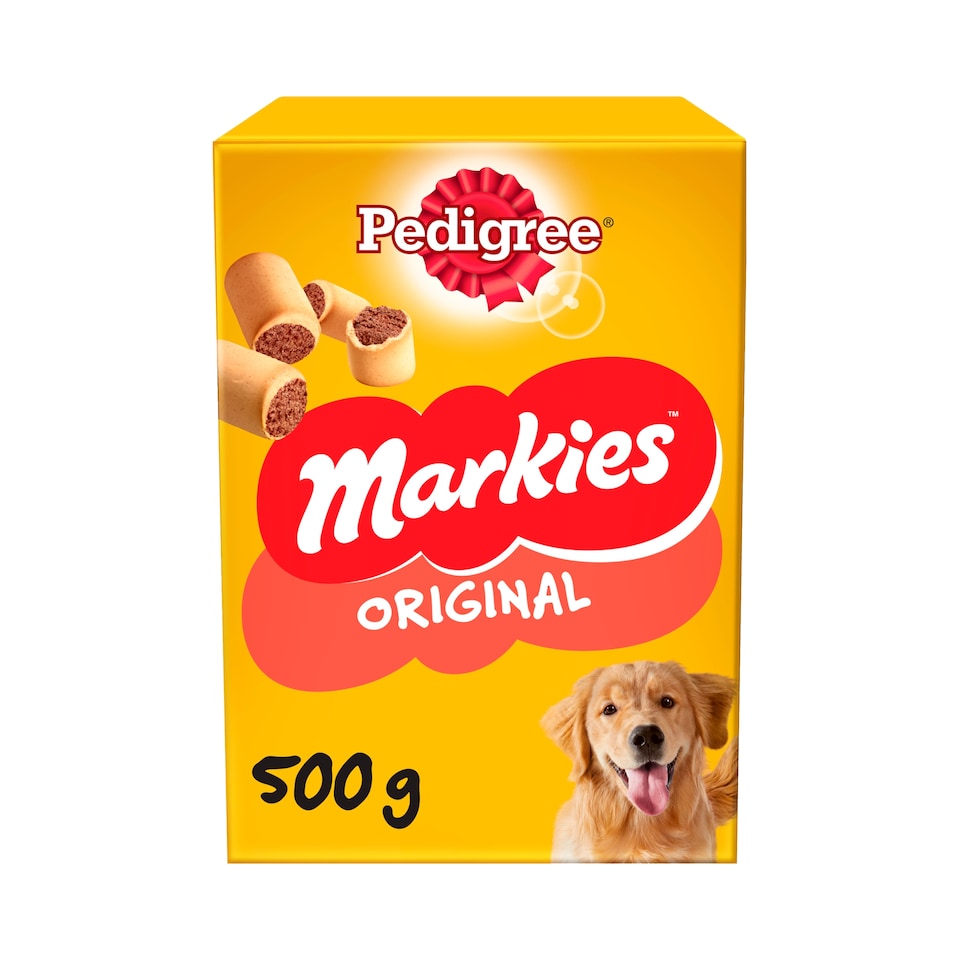 image 1 of Pedigree Markies Adult Dog Treats Marrowbone Biscuits 500g