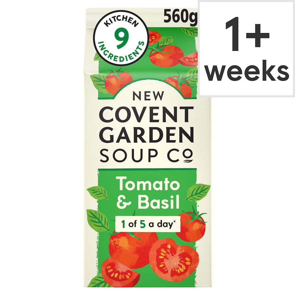 image 1 of New Covent Garden  Tomato & Basil Soup 560g 