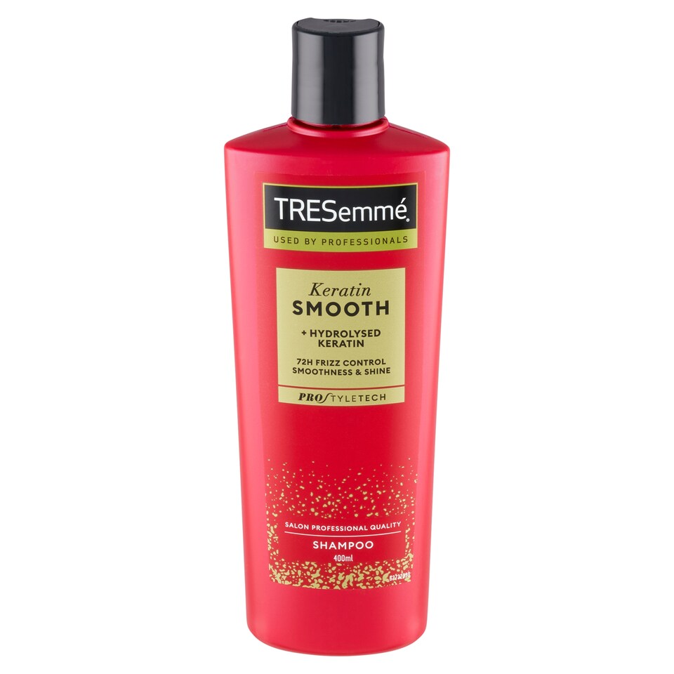 obrázok 1 z TRESemmé Keratín Smooth šampón na vlasy s hydrolizovaným keratínom 400 ml