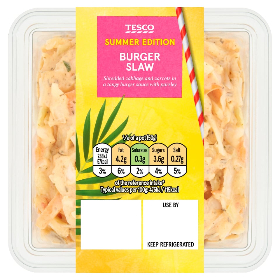Tesco Burger Slaw 250g