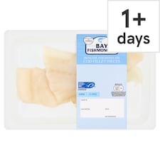 Tesco Skinless and Boneless Cod Fillet Pieces 250g