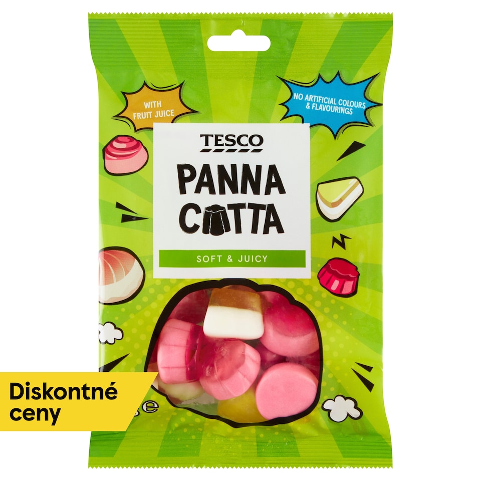Tesco Želé cukríky s ovocnými príchuťami 100 g