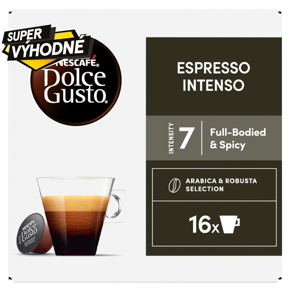 Obrázek 1 pro produkt NESCAFÉ Dolce Gusto Espresso Intenso - kávové kapsle - 16 kapslí v balení