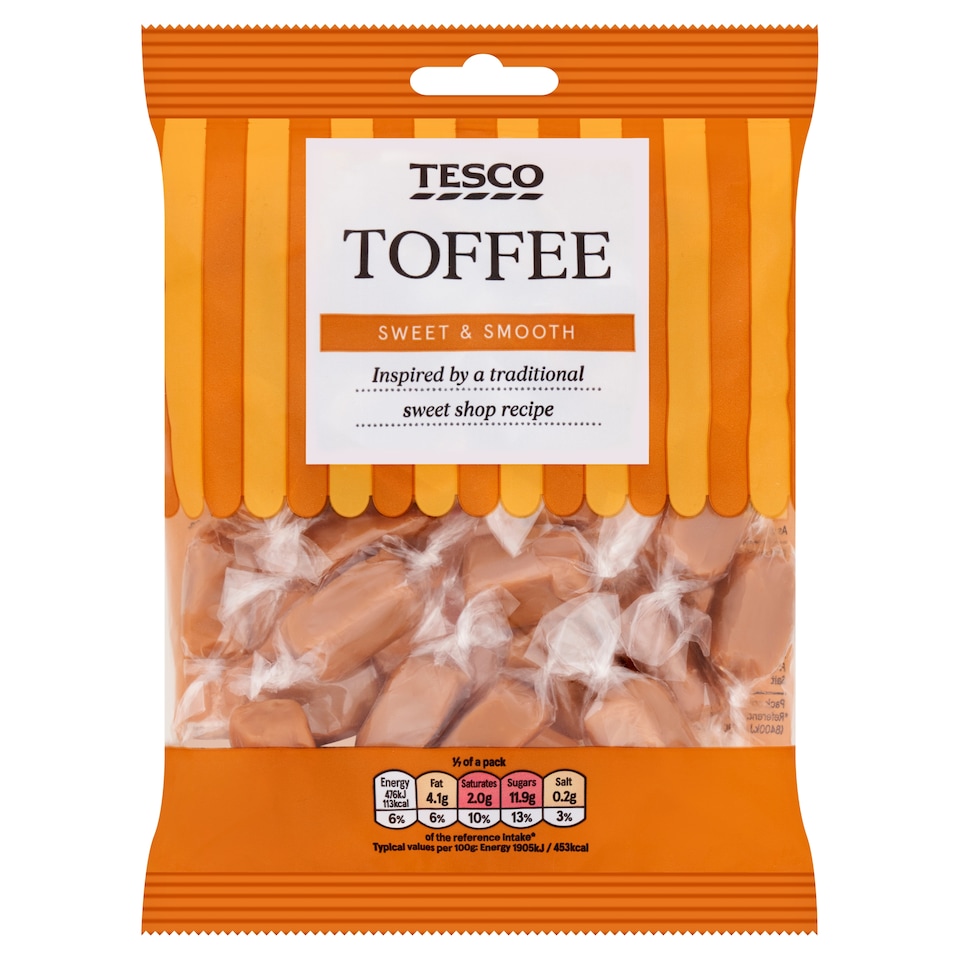 Tesco Toffee 175G