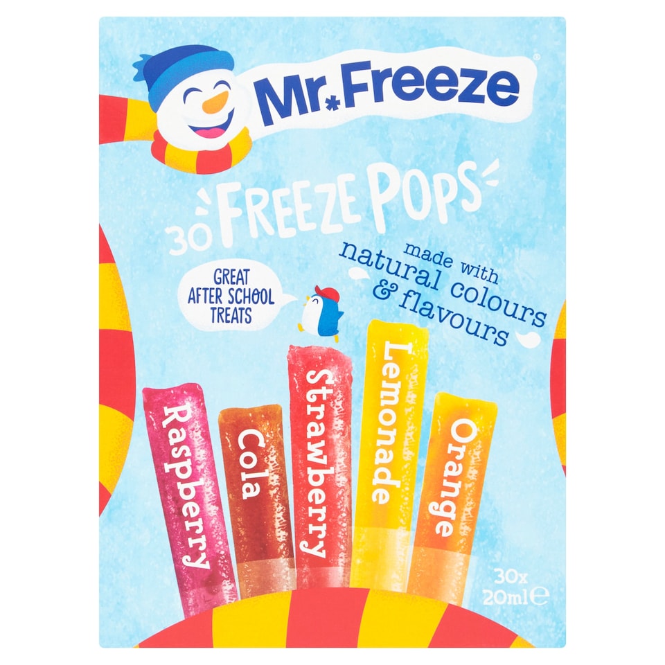 Mr Freeze Freeze Pops 30X20ml
