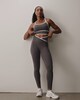 image 2 of F&F Active ULTRASTRETCH Crossover High Waisted Leggings in Grey