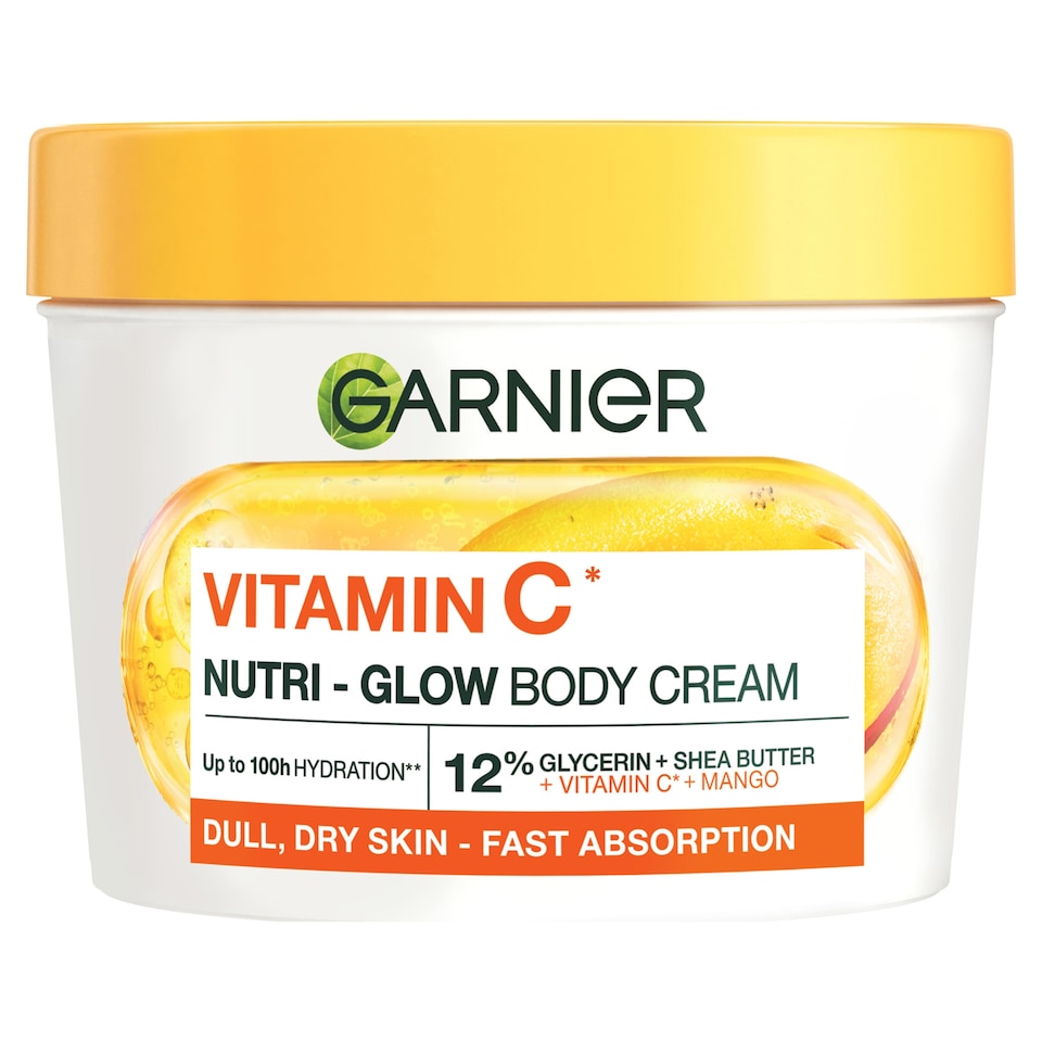 image 1 of Garnier Body Superfood Nutri-Glow Cream - Vitamin C & Mango 380ml
