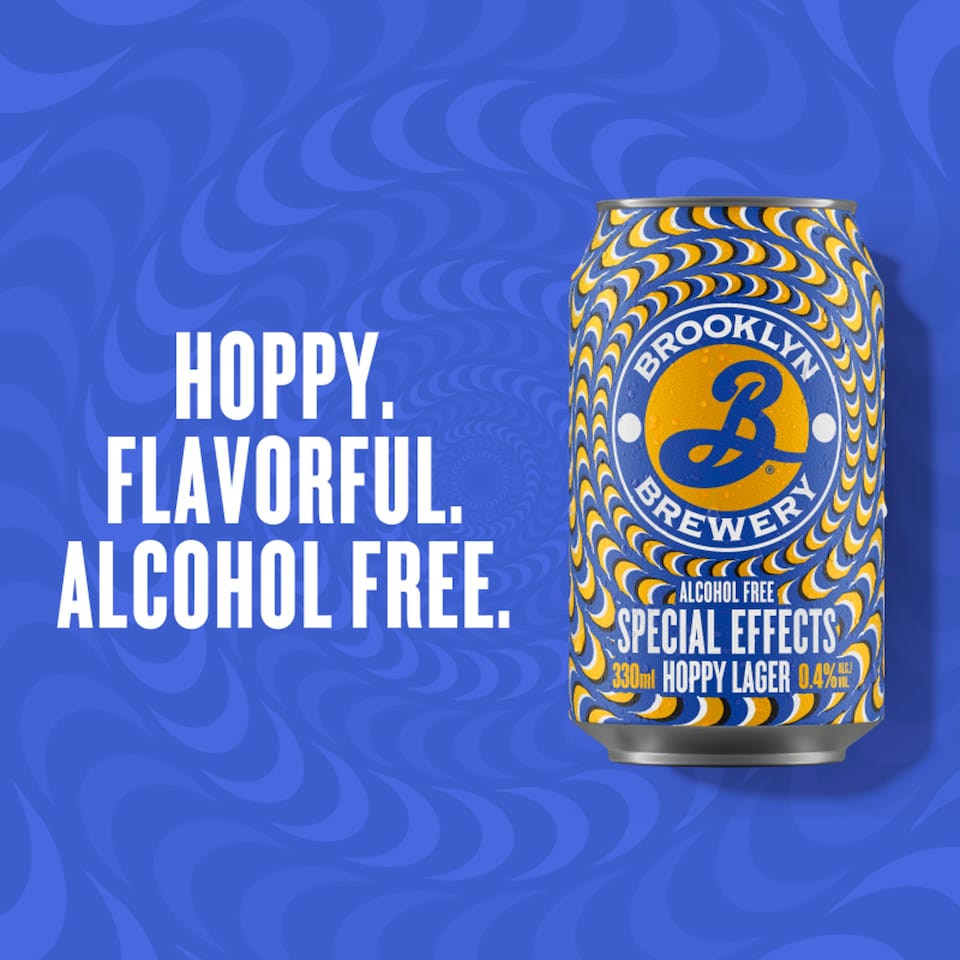 image 1 of Brooklyn Brewery Special Effects Alcohol Free Hoppy Lager Beer Can 4x330ml