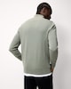 image 3 of F&F Pure Cotton Half Zip Jumper in Green