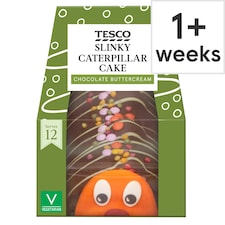 Tesco Slinky Caterpillar Cake
