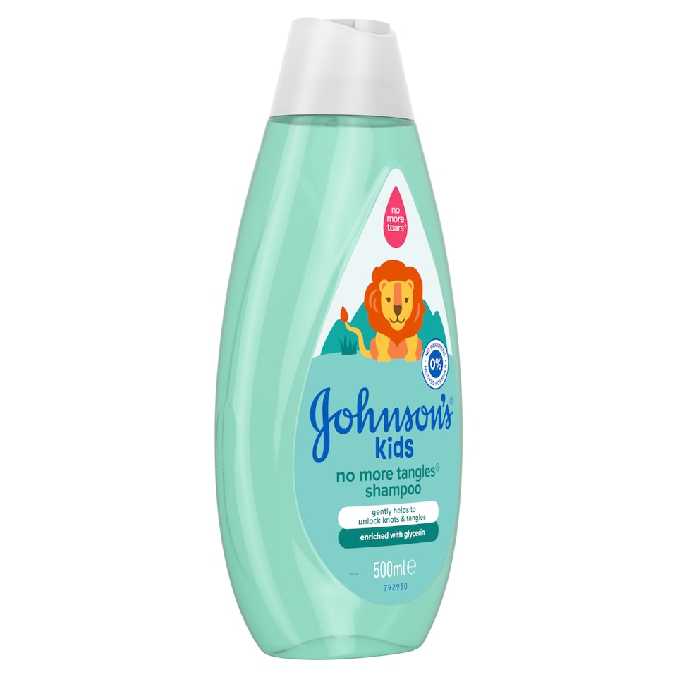 image 1 of Johnson's No More Tangles Kids Shampoo 500ml