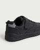 image 3 of F&F School Lace Up Strap Fastening Trainers in Black
