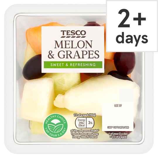 image 1 of Tesco Melon & Grapes 300G