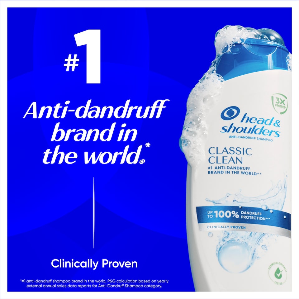 image 1 of Head & Shoulders Classic Clean Anti Dandruff Shampoo 400Ml