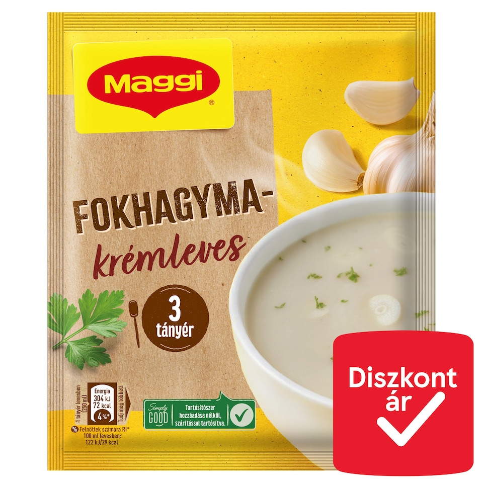 Maggi fokhagymakrémleves 57 g