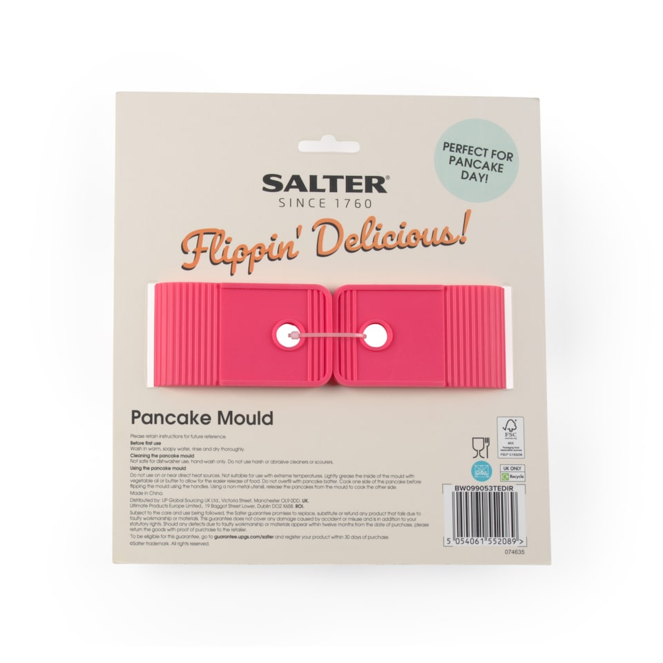 image 1 of SALTER PANCAKE DAY HEART SILICONE MOULD