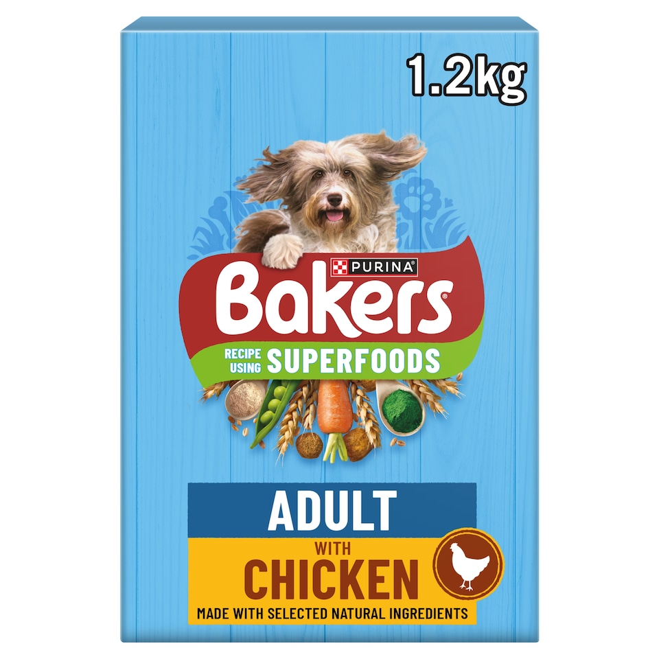 Bakers Dog Food Chicken And Vegetables 1.2Kg